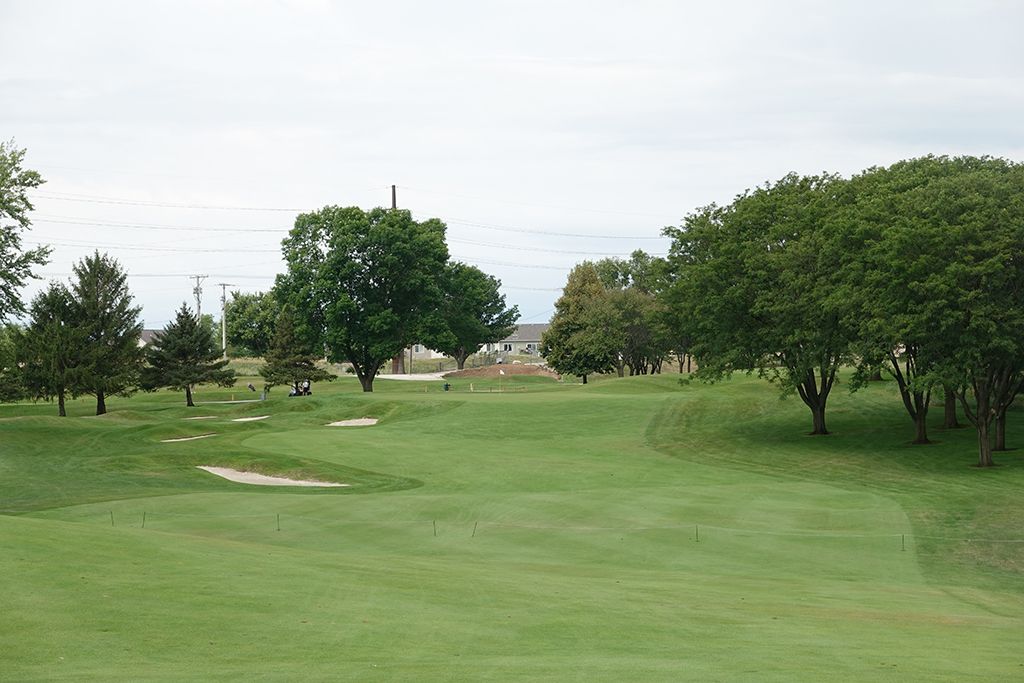 4th Hole at Des Moines Golf and Country Club (South) (475 Yard Par 4)